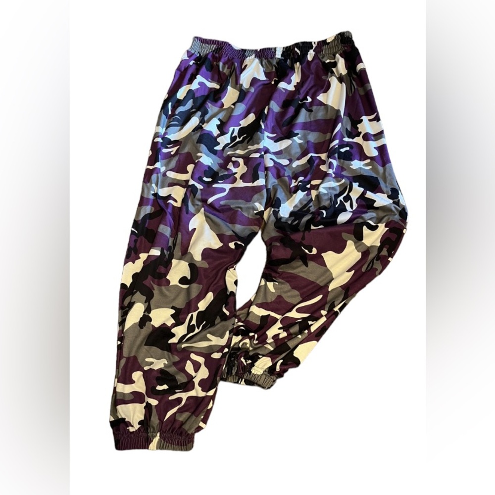 Purple camo pants